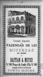 A antiga sede da Casa Carvalho no Anuário da Provincia do RS, 1885, p. 281.