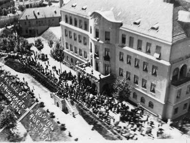 Inauguração do Hospital Moinhos de Vento em 1927. Acervo desconhecido.