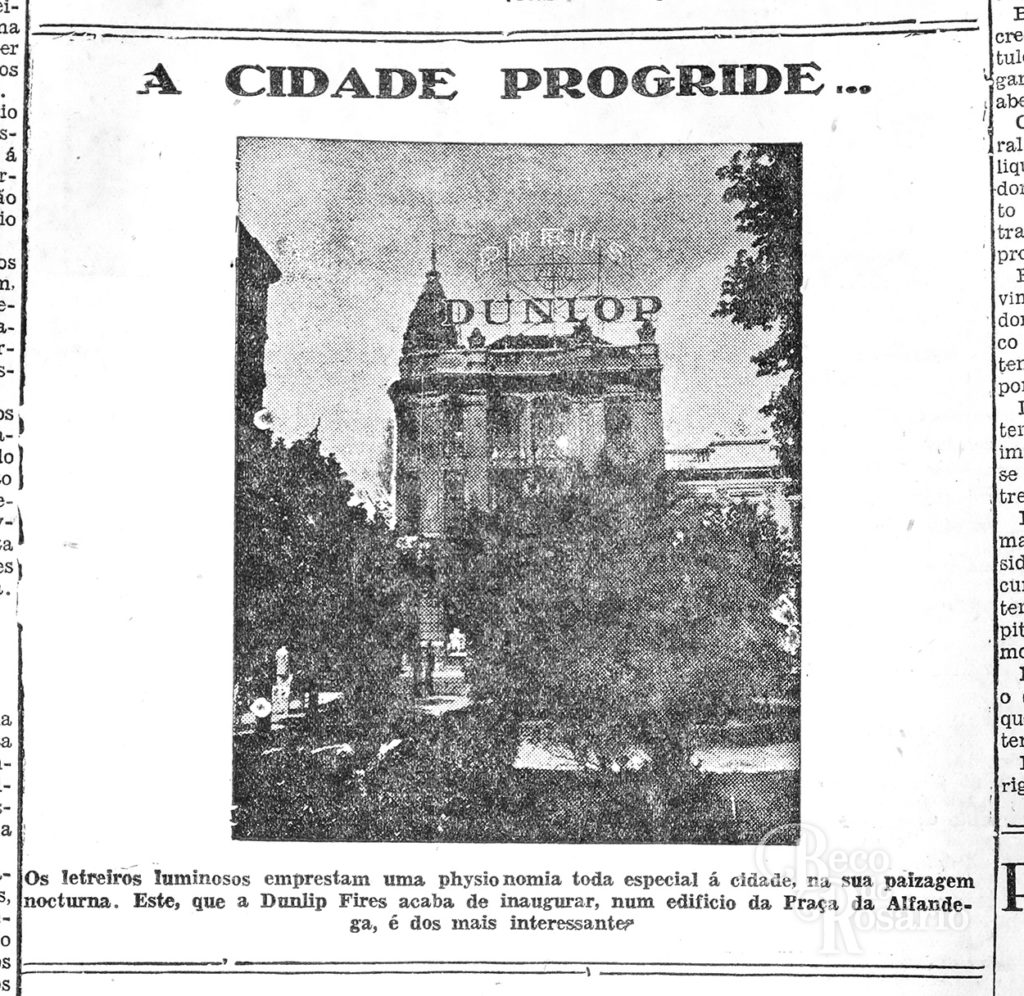 "A cidade progride". Correio do Povo, 08/02/1931, p. 10. Hemeroteca do Arquivo Histórico Municipal Moysés Vellinho.