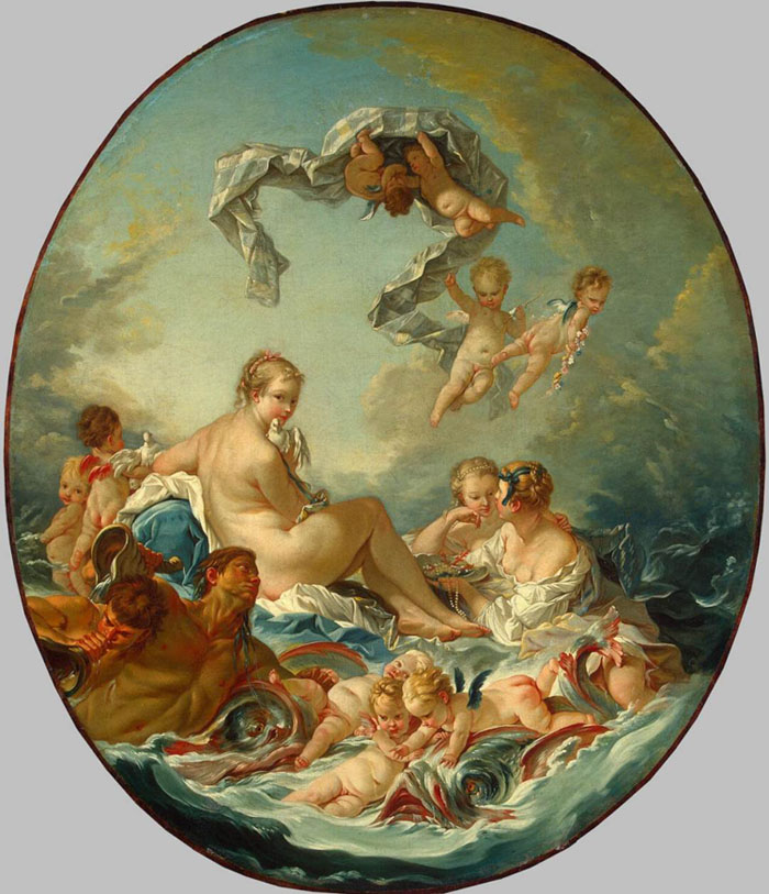 Triunfo de Vênus. François Boucher, séc. XVIII
