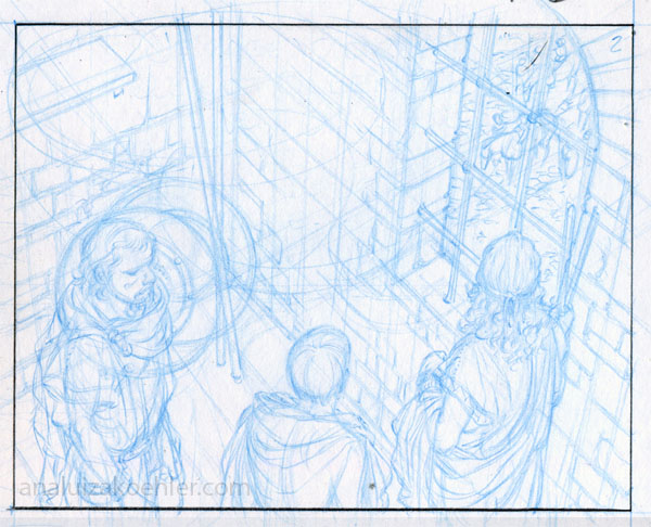 Carthage, panel sketch of page 7 (1)