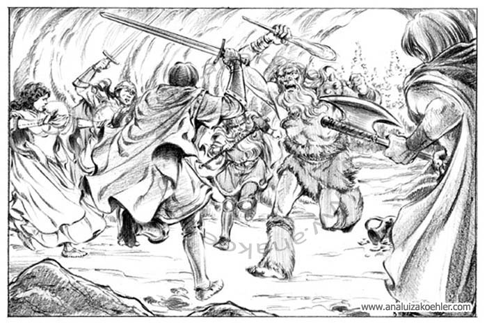 Book illustration for Midgard-Online Editions (WW07)
